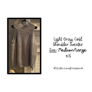 Cold-Shoulder Sweater